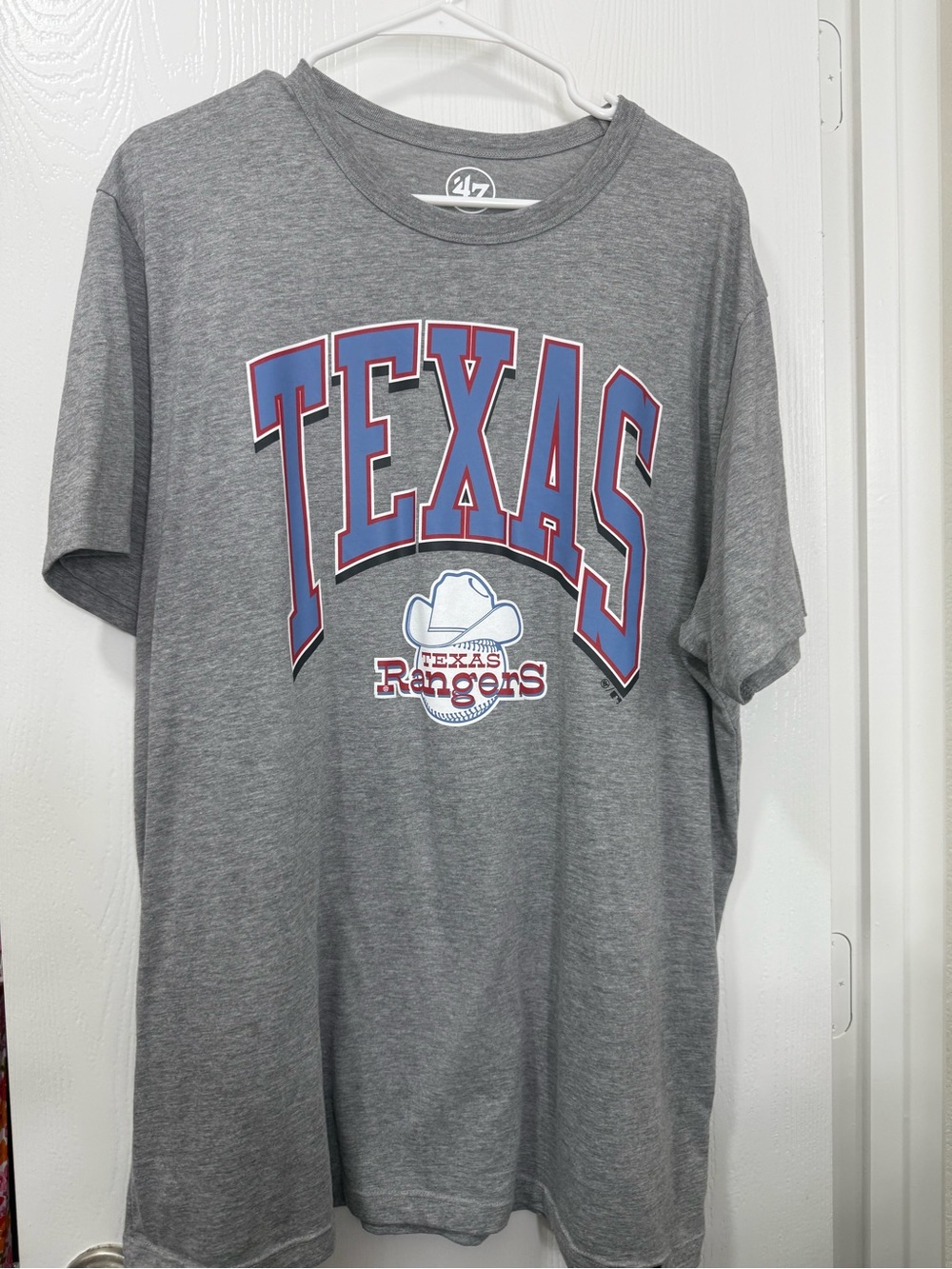 ‘47 unisex texas rangers baseball short sleeve tshirt
